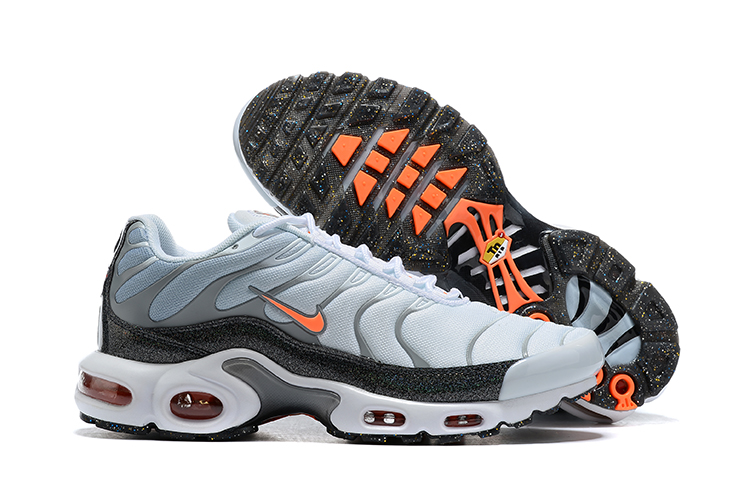 2021 Nike Air Max Plus White Grey Orange